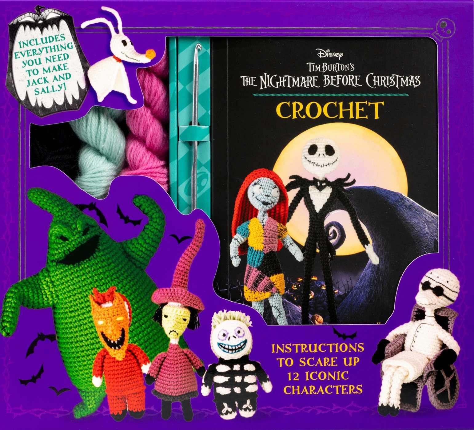 Disney Tim Burton The Nightmare Before Christmas Crochet Kit